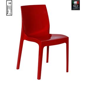 Cadeira Ice em Polipropileno Highgloop - Vermelho - Vermelho