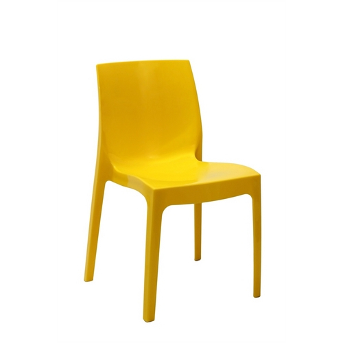 Cadeira Ice em Polipropileno Mobitaly - Amarela