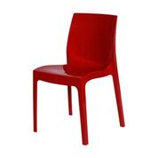 Cadeira Ice PP Brilho Intenso Vermelha Or Design