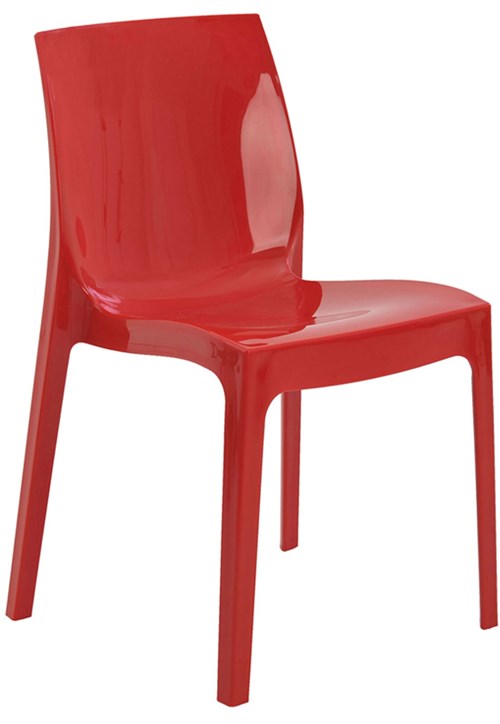Cadeira Ice Vermelha Rivatti Móveis