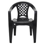 Cadeira Iguape com Braços Preta Tramontina 92221/009