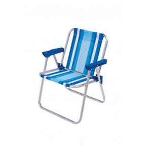 Cadeira Infantil Alta Alumínio Azul MOR