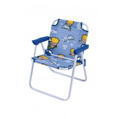 Cadeira Infantil Atlantis Azul Maremoto Mor