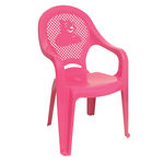 Cadeira Infantil Decorada - Rosa - 01010301001 - Antares Plásticos