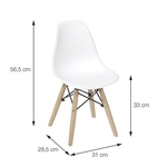 Cadeira Infantil DKR Eames OR-1102B – Or Design - Branco