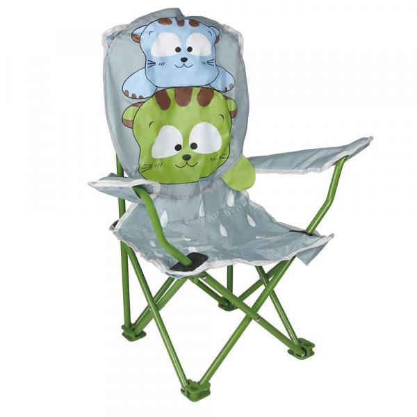 Cadeira Infantil Dobrável Gatoons de Aço 2092 - Mor