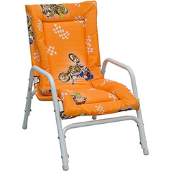Cadeira Infantil Mônaco 60 Aço Branco - Metalmix
