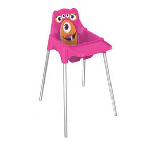 Cadeira Infantil Refeição Monster Alta - Tramontina - Rosa