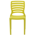 Cadeira Infantil Tramontina Sofia em Polipropileno e Fibra de Vidro Amarela