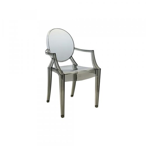 Cadeira Invisible com Braço Fume - Or 1106 - Or Design