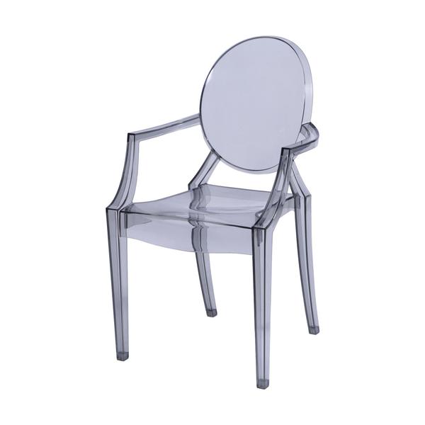 Cadeira Invisible com Braço Incolor - Or Design