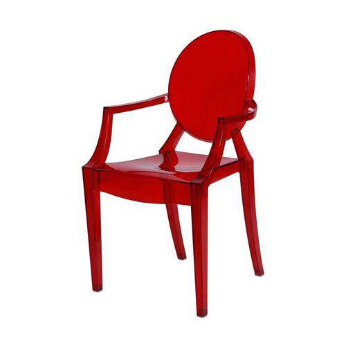 Cadeira Invisible com Braços - Design Ghost