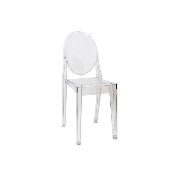 Cadeira Invisible Sem Braço Branca - Or 1107 - Or Design