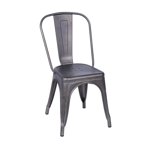 Cadeira Iron Sem Braço Bronze Or Design