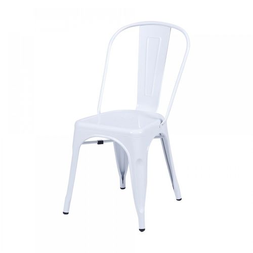 Cadeira Iron Tolix Aço Carbono - Branca
