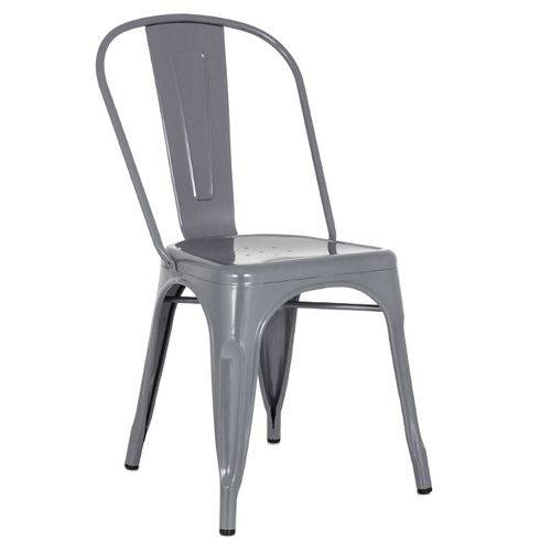 Tudo sobre 'Cadeira Iron Tolix - Industrial - Aço - Vintage - Grafite - Cinza Escuro'