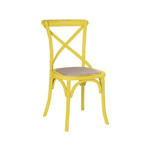 Tamanhos, Medidas e Dimensões do produto Cadeira Katrina Amarela Rivatti