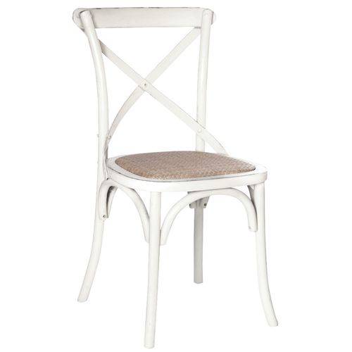 Tudo sobre 'Cadeira Katrina Vintage Branco Desgastado'