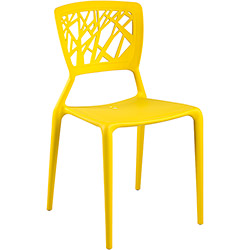 Cadeira Lily Poplipropileno Amarela - By Haus