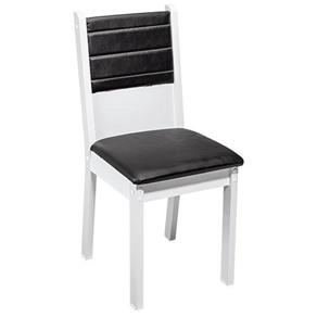 Cadeira Madesa Olga 4223 Branco/Preto