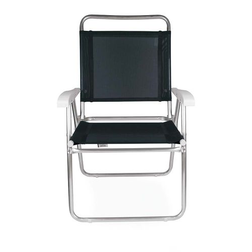 Cadeira Master Aluminio Plus Preta Mor - Mor 002152