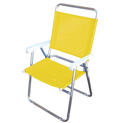 Tamanhos, Medidas e Dimensões do produto Cadeira Master Plus Alumínio Amarela - Mor