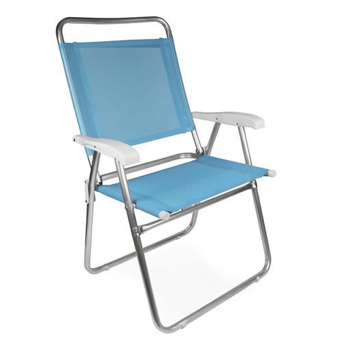Cadeira Master Plus Alumínio Sannet Azul - Mor