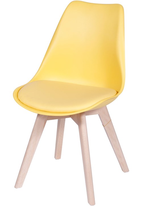 Cadeira Modesti Eifeel Botone OR Design Amarelo