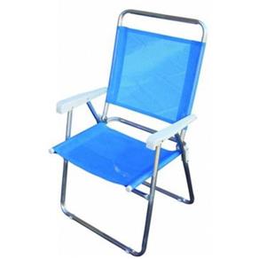 Cadeira Mor Master Plus Alumínio, Azul