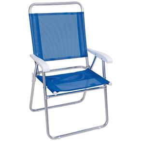 Cadeira Mor Master Plus em Alumínio Azul