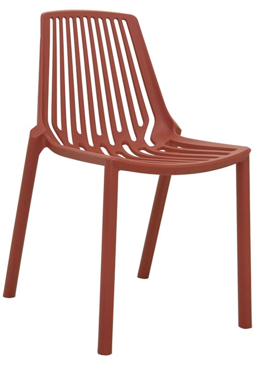 Cadeira Morgana Vermelho Telha Rivatti Móveis