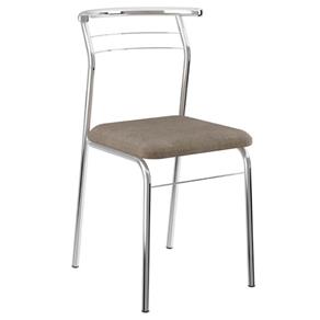 Cadeira Móveis Carraro 1708 - Camurça Conhaque