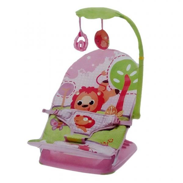 Cadeira Musical e Vibratória Portátil Pink Mastela
