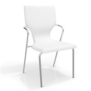 Cadeira Nantes 2 Peças - Kappesberg - Branco