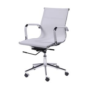 Cadeira Office Eames Baixa Giratória Branca - Or Design - Branco