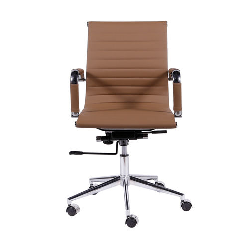 Cadeira Office Eames Esteirinha Baixa Giratória - Or-3301 - Baixa - Caramelo