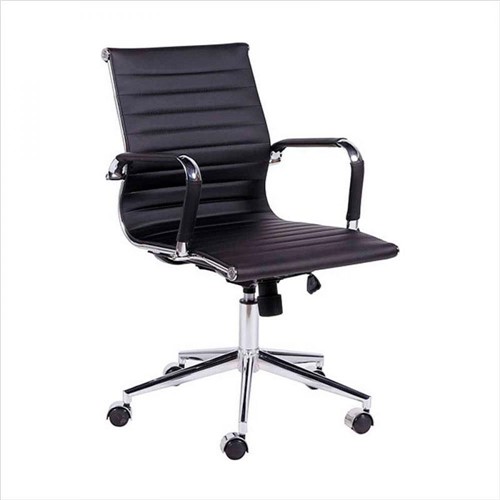 Cadeira Office Eames Esteirinha Baixa Giratória Or-3301 – Or Design - Preto