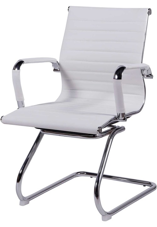 Cadeira Office Eames Esteirinha Fixa Branco OR Design
