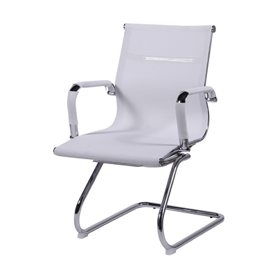 Cadeira Office Eames Fixa Branca - Or Design