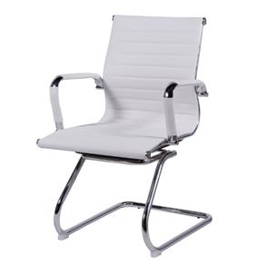 Cadeira Office Eames Fixa com Braço - Branco - Branco