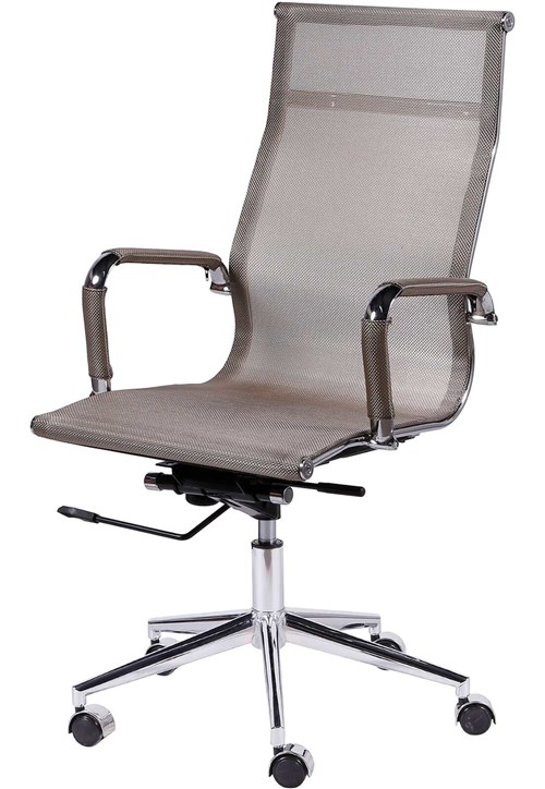 Cadeira Office Eames Tela Alta Giratória Cobre OR Design