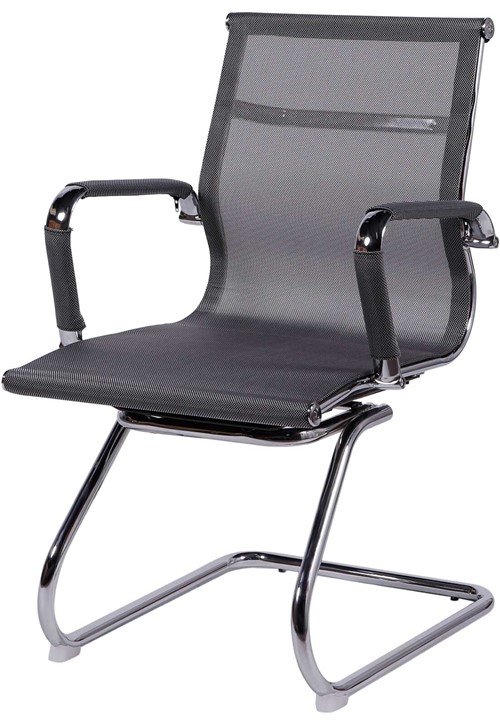Cadeira Office Eames Tela Fixa Giratória Cinza OR Design - Tricae