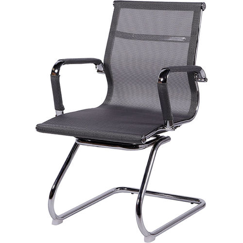 Cadeira Office Eames Tela Fixa Giratória Or-3303 – Or Design - Cinza