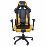 Cadeira Office Pro Gamer Preto e Amarelo