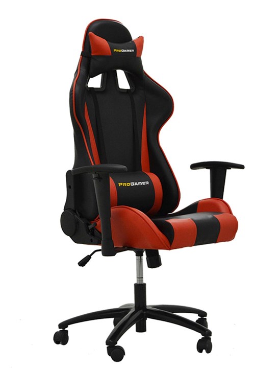 Cadeira Office Pro Gamer V2 Preta e Vermelha Rivatti Móveis