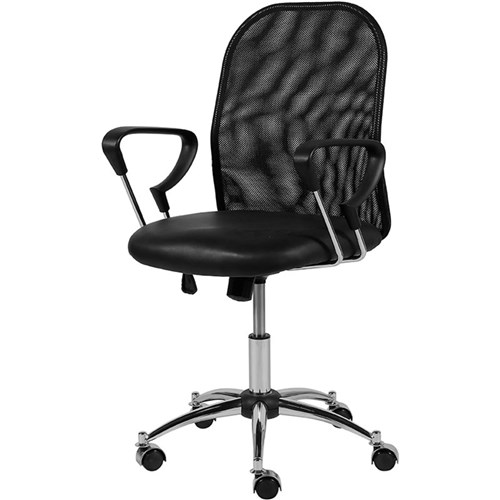 Cadeira Office Smart Baixa Or-3306 Or Design - Preto