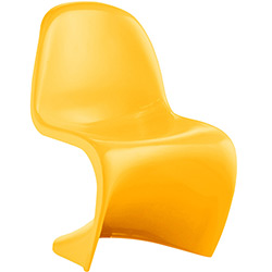 Cadeira Panton ABS Amarela - Rivatti