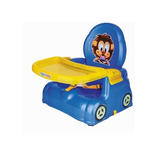 Cadeira Papinha Azul Leão - Magic Toys