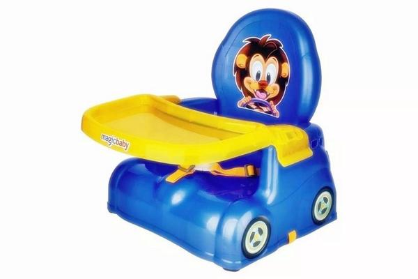 Cadeira Papinha Leão Azul - Magic Toys