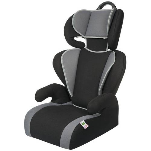 Cadeira para Auto 15 a 36 Kg Safety Comfort Segmentada Preto e Cinza Tutti Baby